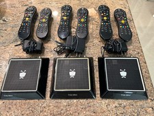 TIVO minis 3 - 92000 1 and 93000 2 with power supplies AND six remotes.