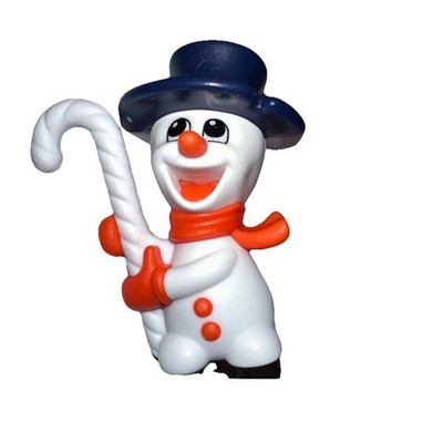 2024 Kinder Surprise Christmas Ferrero Snowman Candy Cane Toy Figure VQ258 1.5 