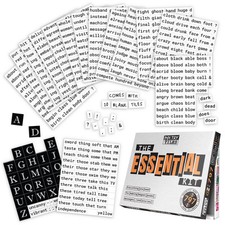 Poetry Tiles Essential Kit   797 Word Magnets for Fridge Poems and Silly Magn...