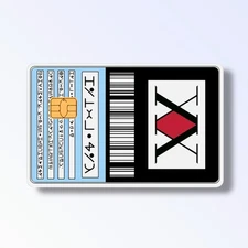 Hunter x Hunter License Credit Card Sticker Debit Skin Cover Non-Holo Art 2
