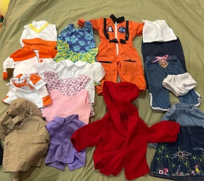 Large Lot Of Battat Clothes And Other Off Brands For 18 Inch Dolls