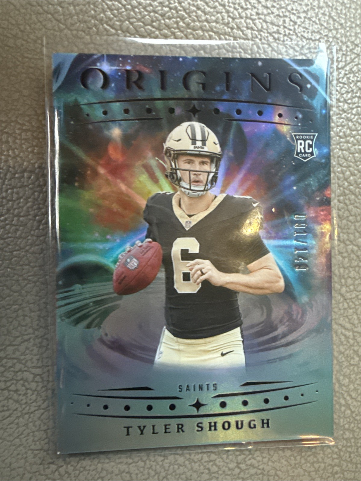 2025 Panini Origins - Rookies Tyler Shough #117 Silver /149 (RC) Saints SP