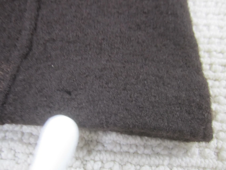 Suéter Alexandra Bartlett Mujer XL Marrón Lana Cremallera Completa Bordado Cachemira Foto 3 de 4