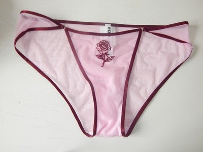 Victoria s Secret  Pink Panty Cheekster L Unterhose Slip sexy cheeky  Rose