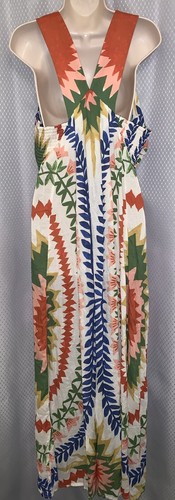 Anthropologie Incerti Bandeau Maxi Dress Artist Collab Sz Large Multicolor Boho - Picture 4 of 6
