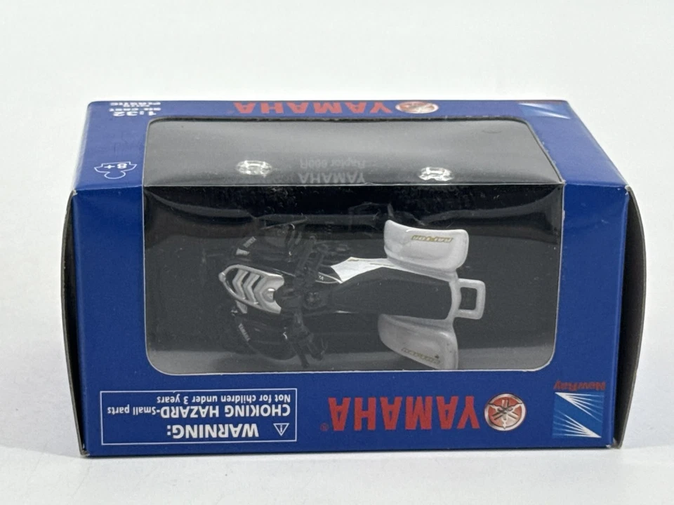 NewRay Yamaha Raptor 660R ATV Quad 1:32 Die-Cast Model White Black - Image 3 of 4