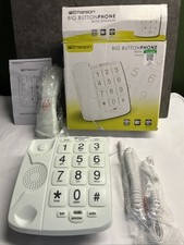 Emerson Big Button Corded Phone Speaker EM300 Senior Citizen Vision Impaired NEW