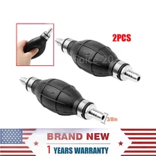 2x 3/8'' Hand Primer Bulb Outboard Car Marine Boat Gas Fuel Line Pump All Fuels
