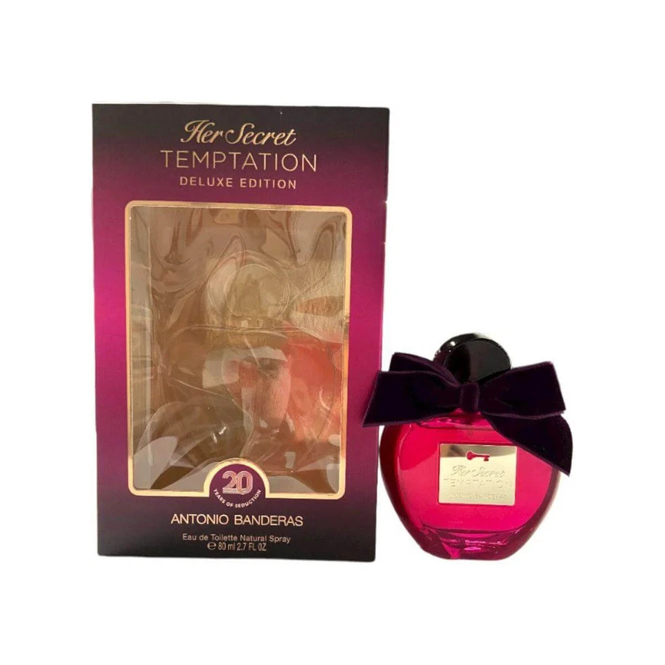 Her Secret Temptation (Deluxe Edition) Antonio Banderas women EDT 2.7 oz New Box