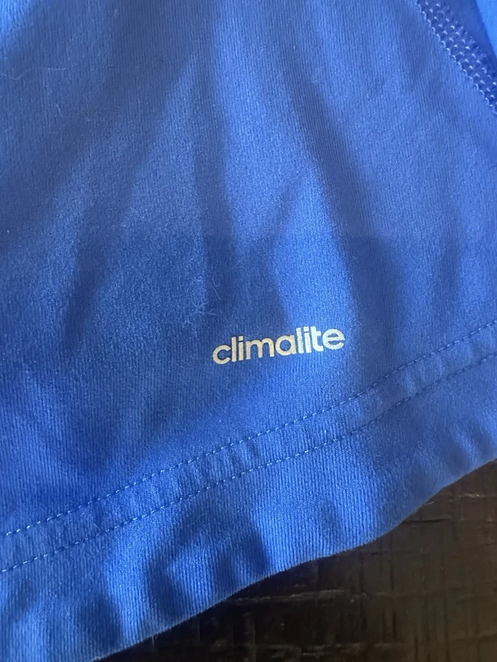 阿迪达斯 Climalite 女式 1/2 拉链套衫上衣 AH6816(大号)MSRP 68 美元 — 第 4/4 张图片