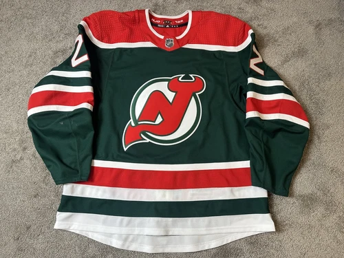 2020-21 Ryan Murray New Jersey Devils Game Used Worn Reverse Retro Hockey Jersey