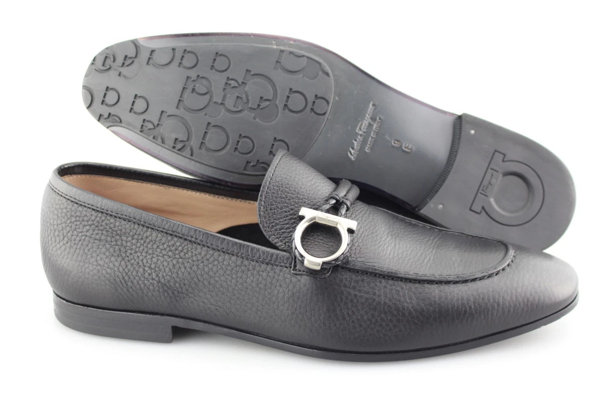 Ferragamo Men’s Asten Black Gancini Bit Loafer Size 7.5E NEW Salvatore Ferragamo Men main image 2