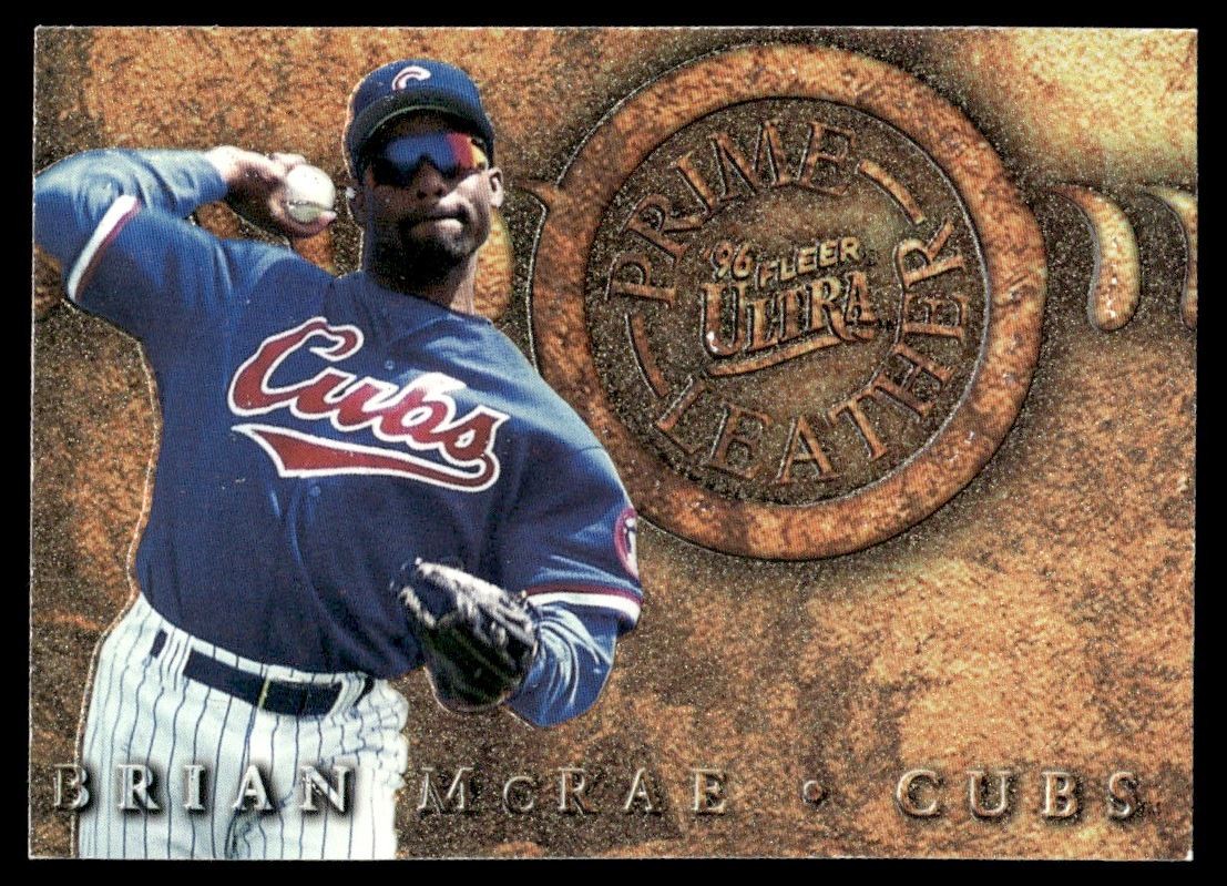 1996 Fleer Ultra Prime Leather Brian McRae #17