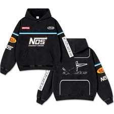 Retro NOS Energy Racing Washed Hoodie MotorGP World Champion