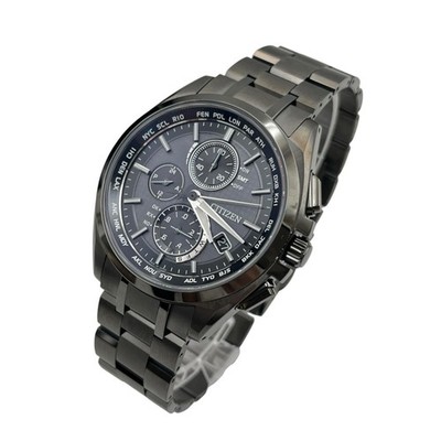 Citizen ATTESA Black Titanium Uhr Eco-Drive 19cm Band aus Japan