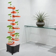 Hydroponic Grow Tower, Hydroponic Tower, Vertical Hydroponic Planter with Timer