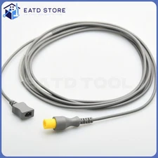 For Mindray Disposable Temperature Probe 2pin Plug Temp Extension Adapter Cable