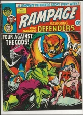 Rampage #4 British Defenders Four Against The Gods 1977