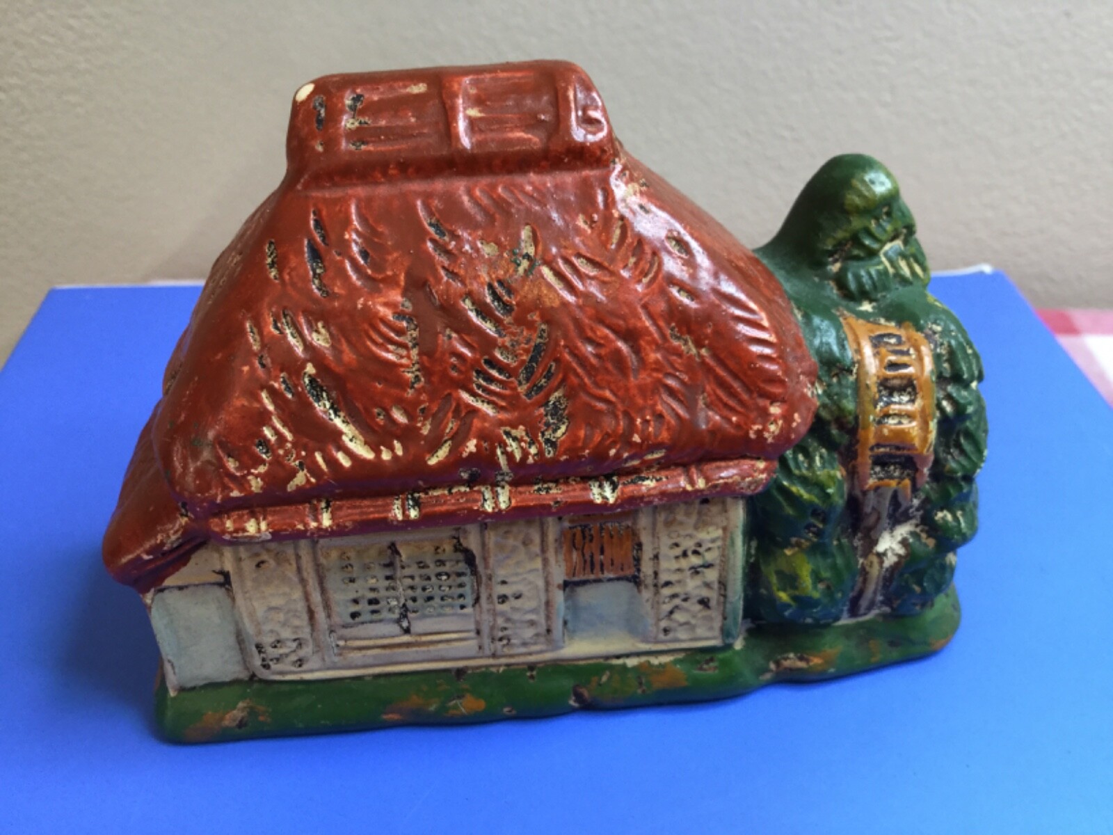 Vintage Pagoda House faux water wheel design Occupied Japan Incense Burner eBay