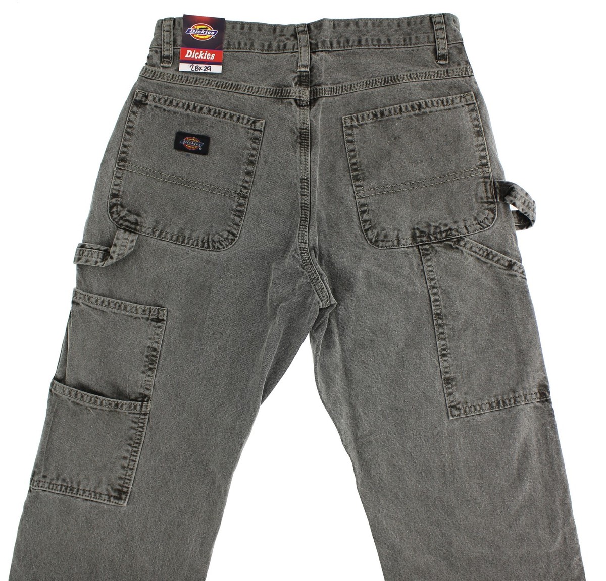 Dickies Men's Carpenter Pants, Double Stitch, 2 Tool Loops