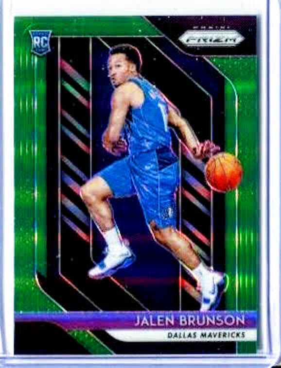2018 Panini Prizm Green Prizm #250 Jalen Brunson RC