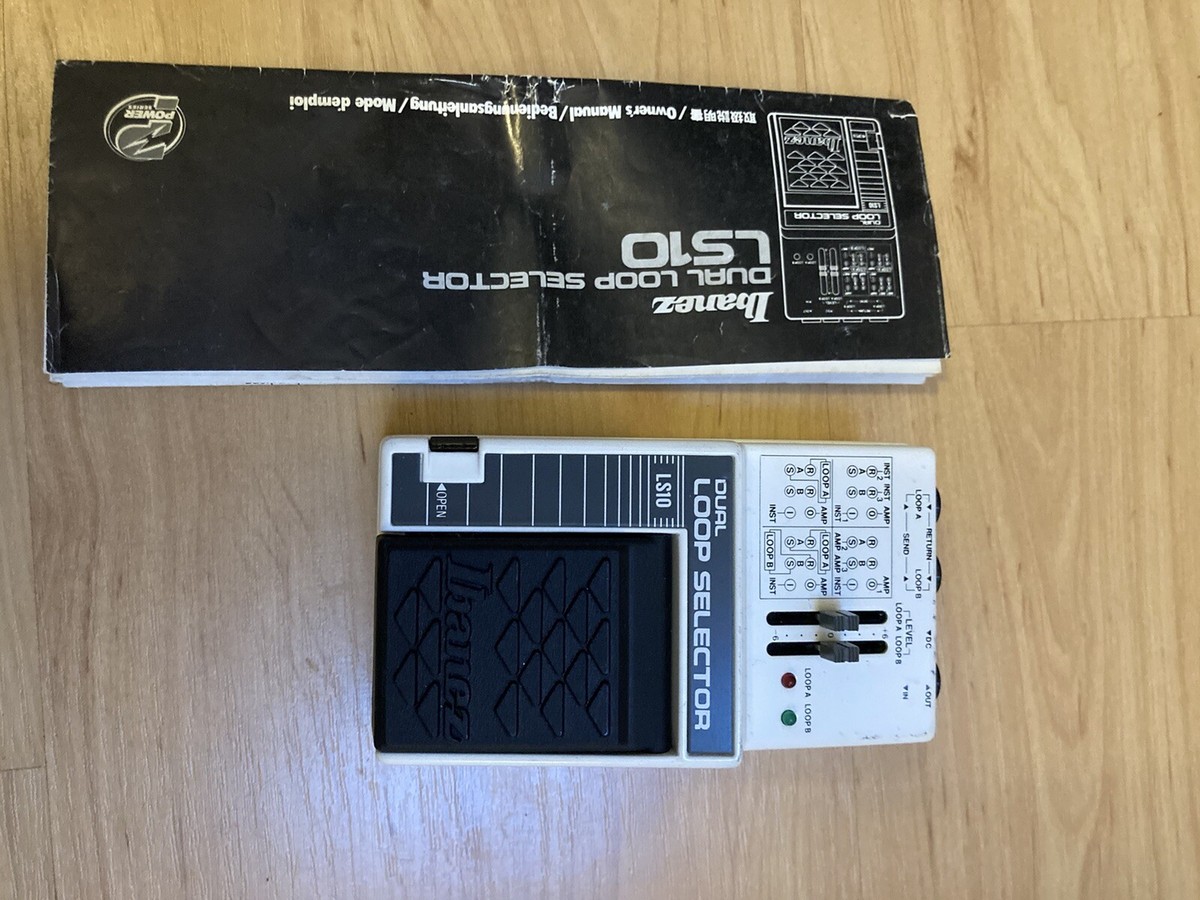 ギター Ibanez LS10 Dual Loop Selector Boss Ls-2 Vintage Ibanez LS10 Dual Loop Selector Guitar Effect Pedal Line