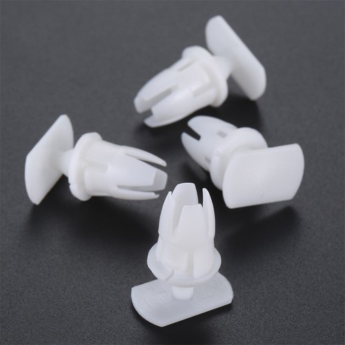 10pcs Auto Fastener Door Sill Repair Trim Clips For Mercedes/Benz White Plastic - Afbeelding 7 van 13