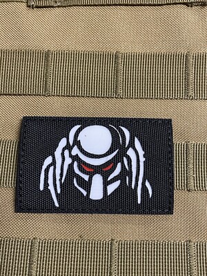 Predator Alien Glow In Dark Tactical Military Hook Loop Patch | eBay