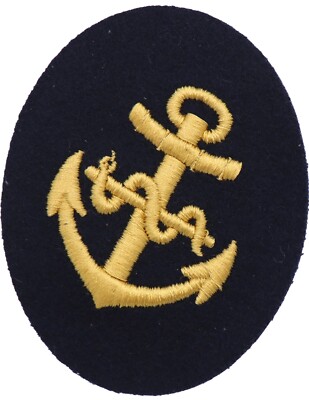 Authentic East German Naval Medical Service Blue Patch Navy DDR NVA GDR Insignia