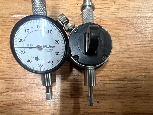 MITUTOYO  1411 SERIES DIAL INDICATORS , 0-.25" RANGE, .001" GRADUATION (1) PAIR