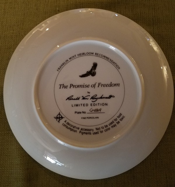 Franklin Mint Heirloom "The Promise of Freedom