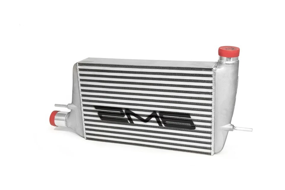 Интеркулер с передним креплением AMS с модульными литыми торцевыми баками и логотипом подходит для 08–15 Evo X - Изображение 3 из 4