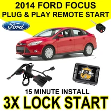 Js Alarms Remote Start Plug and Play 3X Lock Starter For  2014 Ford Focus FO1C