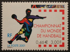 Timbre - FRANCE - Championnat du Monde de handball - 2001 - Neuf ** - YT3367
