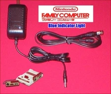 AC Power Adapter W/LED + 6Ft AV Cable + RF TV Adapter for Japanese Famicom NEW