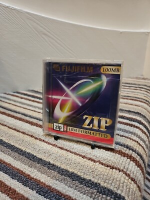 Fujifilm Zip Disk - 100MB IBM PC formatiert NEU & VERSIEGELT