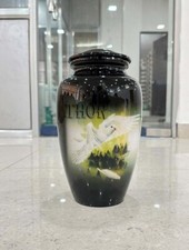 Hummingbird Urn, Hummingbird Cremation Urn for Ashes, Hand Painted x-mas gift