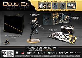 Deus Ex: Mankind Divided -- Collector's Edition (Sony PlayStation 4, 2016)