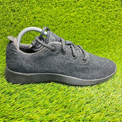 Allbirds Wool Runners Womens Size 9 Black Gray Walking Running Shoes Sneakers