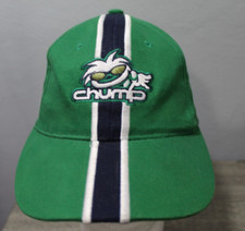 Y2K Chump Green Stripe Adjustable StrapBack Streetwear Skater Hat Boys Youth