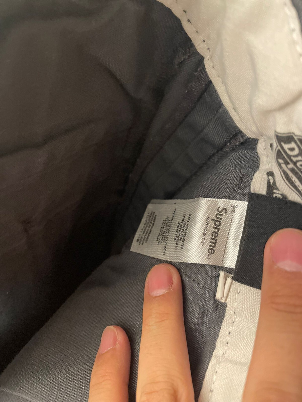 Supreme x Dickies 874 Charcoal Pants Size 34 - Excellent Condition image 6