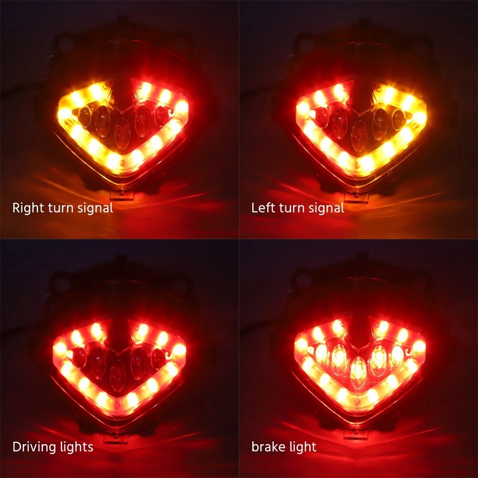 Luz trasera de freno LED integrada para motocicleta para HONDA CB500F/X 400X Foto 2 de 4