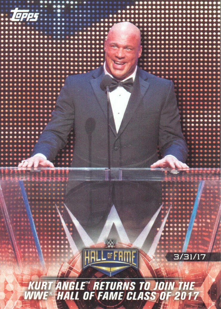 2018 Topps WWE Road to Wrestlemania #23 Kurt Angle
