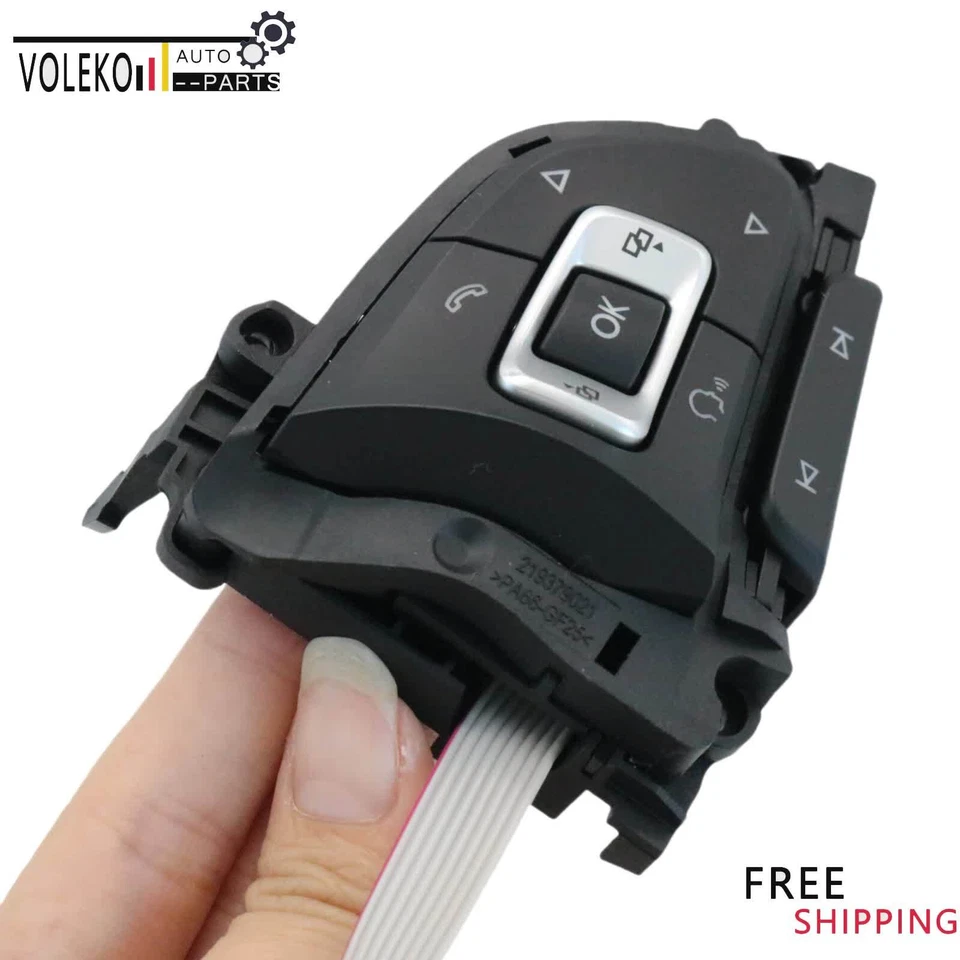 NUEVO Botones de volante aptos para VW Golf Atlas 2015-2021 multifunción EE. UU. Foto 4 de 4
