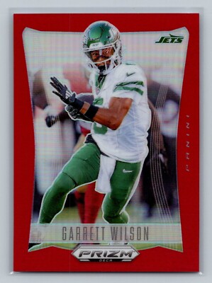 2024 Panini Prizm Deca # 232 Garrett Wilson Red Prizm /199 New York Jets