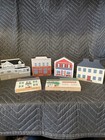 The Cats Meow Set Of 6 Houses 1988 And 1990's