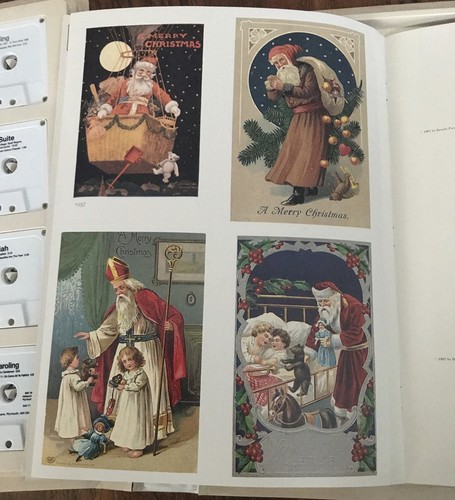 Vintage Memories of Christmas Past 16 Cassette Tapes 28 Postcards Thomas Pacconi - Picture 8 of 10