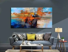 Abstract Oil Painting On Canvas Modern Oil Painting Hand Painted  Wall Art