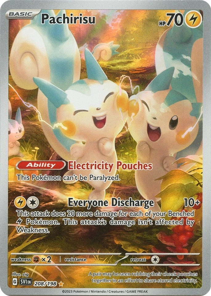 Pachirisu 208/198 SV01: Scarlet & Violet Base Set