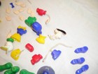 Vintage Lot of Assortment of Hard Plastic Disney Characters Parts' — photo 5